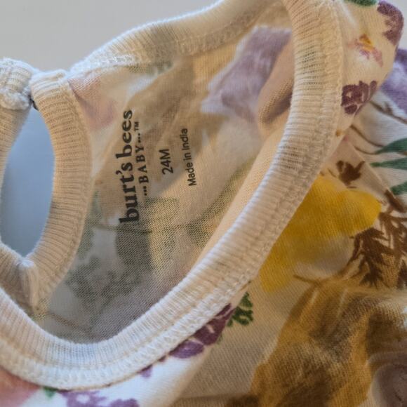 Burt Bee's Floral Spring Dress 24m - Picture 4 of 7